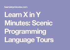 Learn X in Y minutes